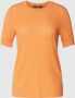Esprit collection Gebreid shirt van viscosemix met ronde hals - Thumbnail 1