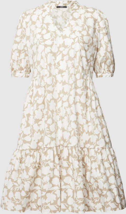 Esprit collection Knielange jurk met bloemenmotief