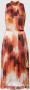 Esprit collection Midi-jurk met strikceintuur - Thumbnail 1