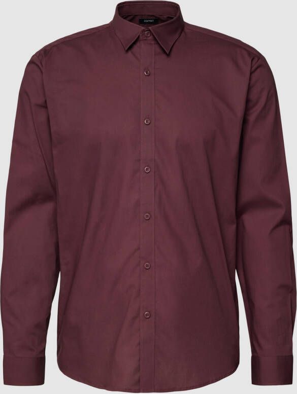 Esprit collection Regular fit zakelijk overhemd met kentkraag