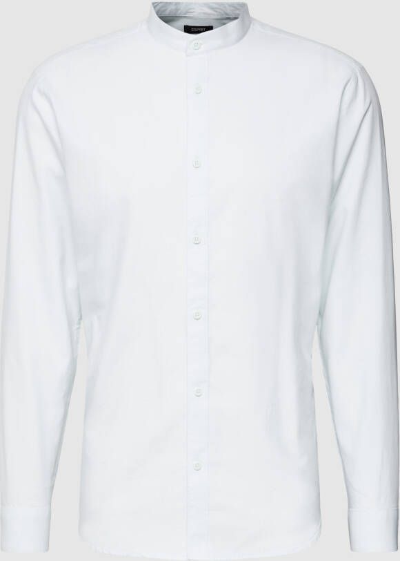 Esprit collection Slim fit vrijetijdsoverhemd met maokraag model 'TENOX'