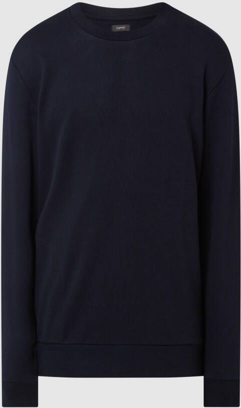 Esprit collection Sweatshirt van een mix van katoen en lyocell