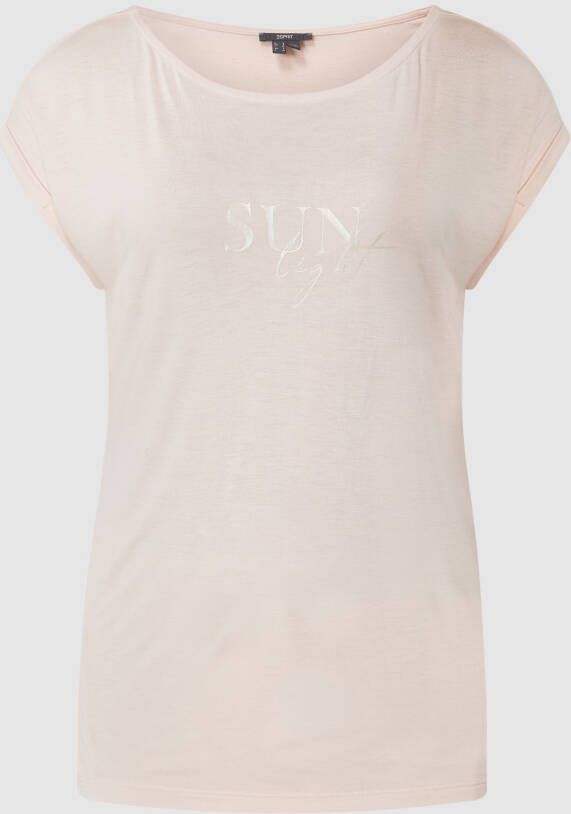 Esprit collection T-shirt met tekstprint