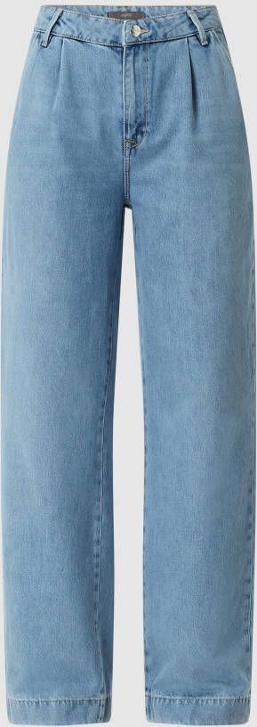 Esprit collection Wide leg jeans met linnen