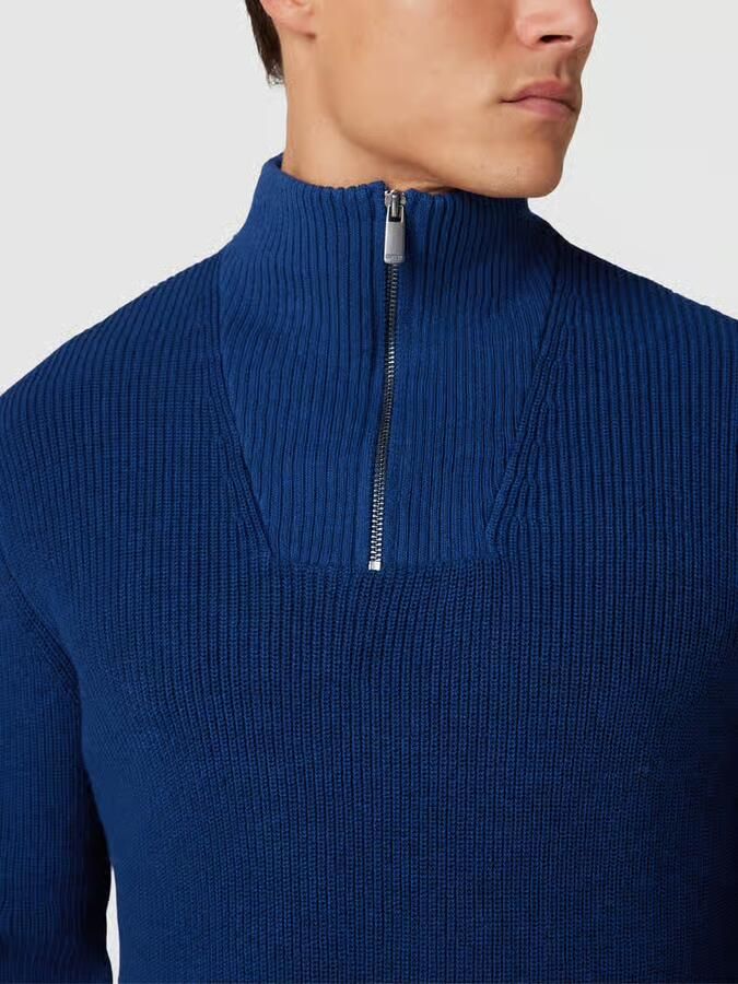 Esprit Gebreide pullover met schipperskraag