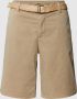 Esprit Regular fit korte broek met riem in gevlochten look - Thumbnail 2