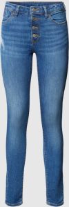 Esprit Skinny fit jeans in used-look