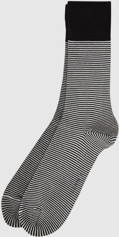 Esprit Sokken met streepmotief in een set van 2 paar