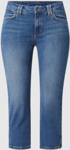 Esprit Straight fit capri-jeans met stretch