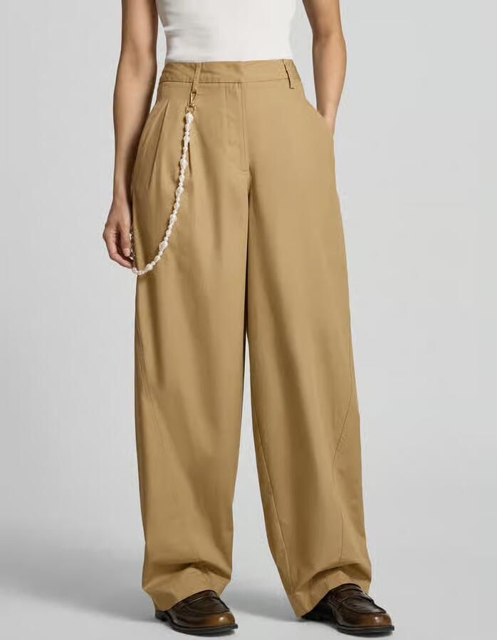 Essentiel Antwerp Barrel leg broek van puur katoen model 'JESUIS' - Foto 3