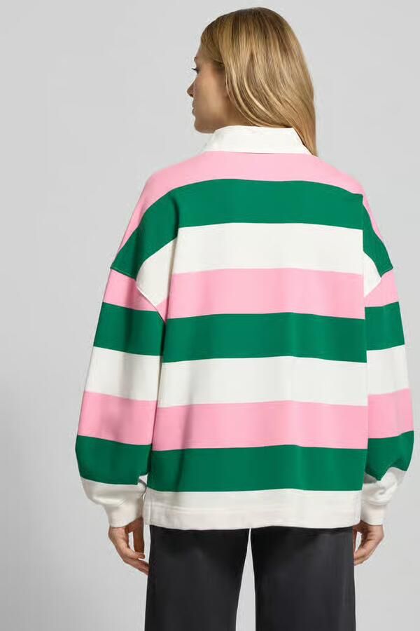 Essentiel Antwerp Comfort fit sweatshirt van katoenmix model 'JOUEUR' - Foto 3