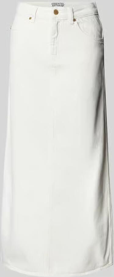Essentiel Antwerp Jeansrok met loopsplit model 'Hobbit' - Foto 2