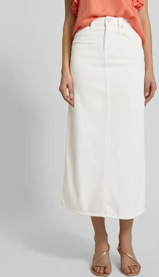 Essentiel Antwerp Jeansrok met loopsplit model 'Hobbit' - Foto 3