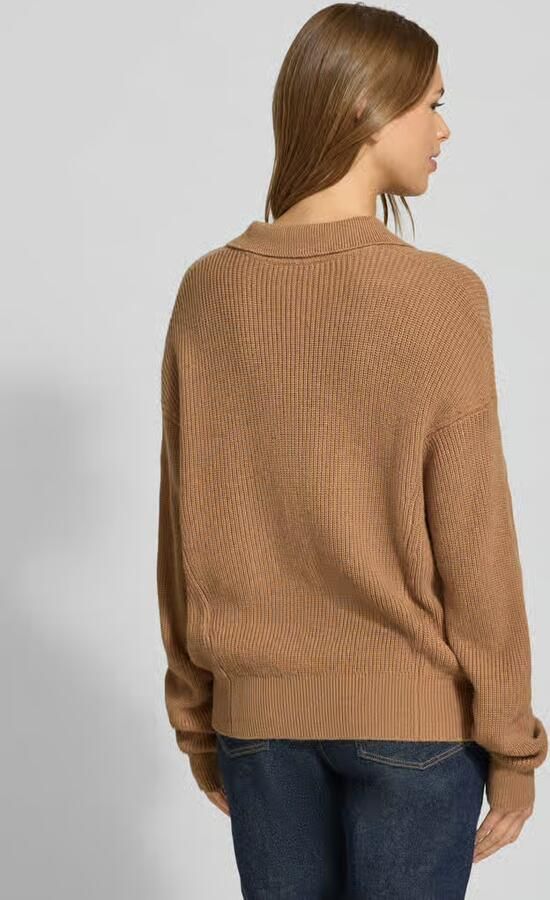 Essentiel Antwerp Loose fit gebreide pullover van wolmix model 'IMETAL'