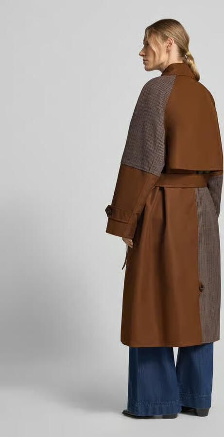 Essentiel Antwerp Loose fit lange jas van wolmix model 'KAGU'