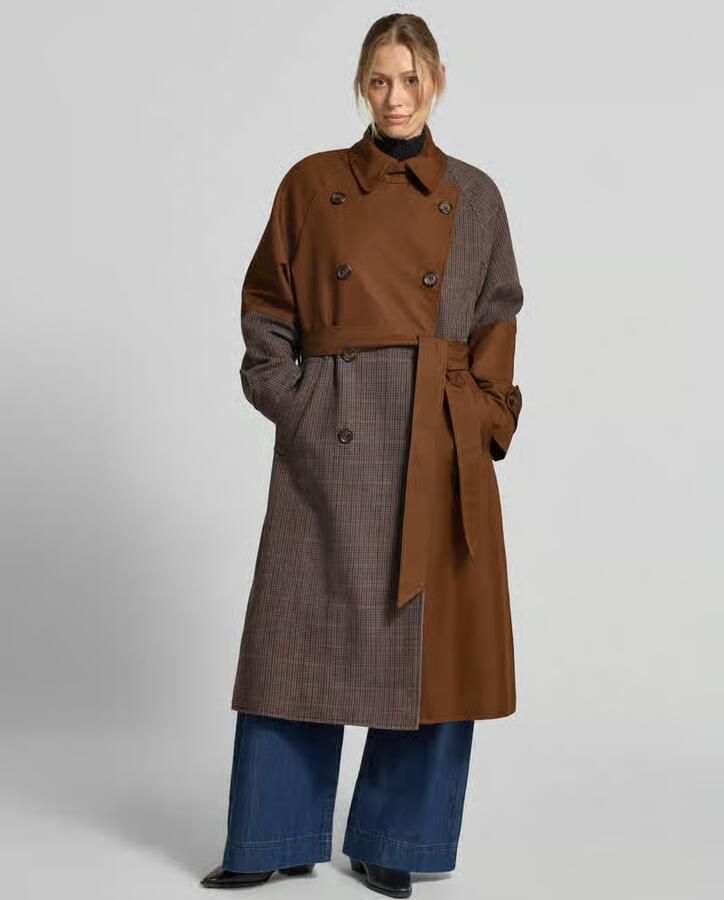 Essentiel Antwerp Loose fit lange jas van wolmix model 'KAGU' - Foto 2