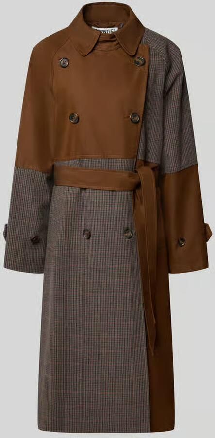Essentiel Antwerp Loose fit lange jas van wolmix model 'KAGU' - Foto 3