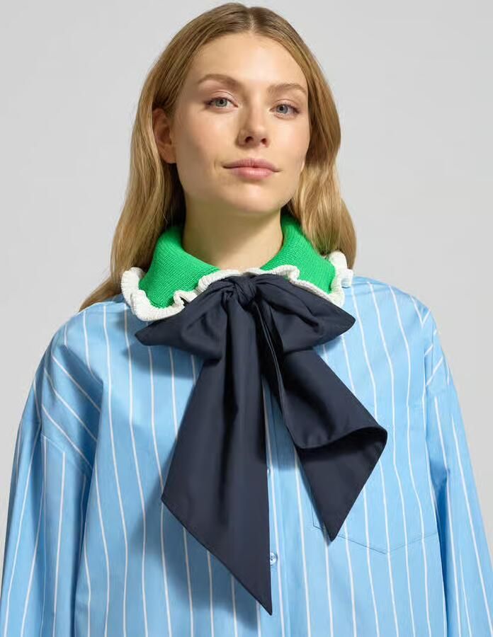 Essentiel Antwerp Loose fit overhemdblouse van puur katoen model 'JOYFUL' - Foto 2