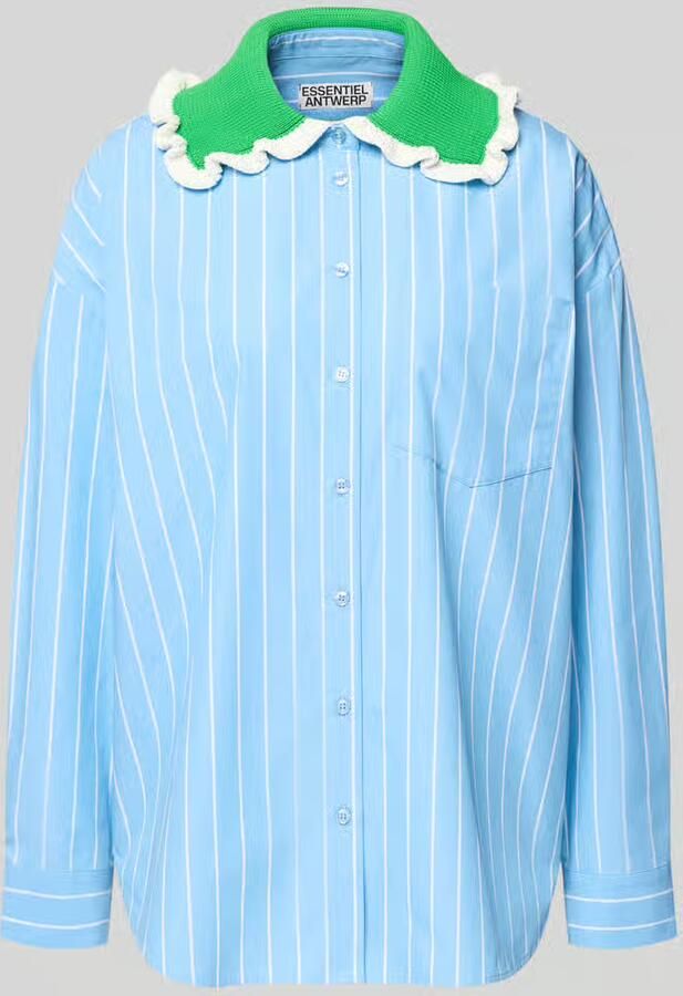 Essentiel Antwerp Loose fit overhemdblouse van puur katoen model 'JOYFUL'
