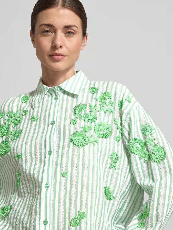 Essentiel Antwerp loose fit overhemdblouse van puur katoen model 'JULIETA'