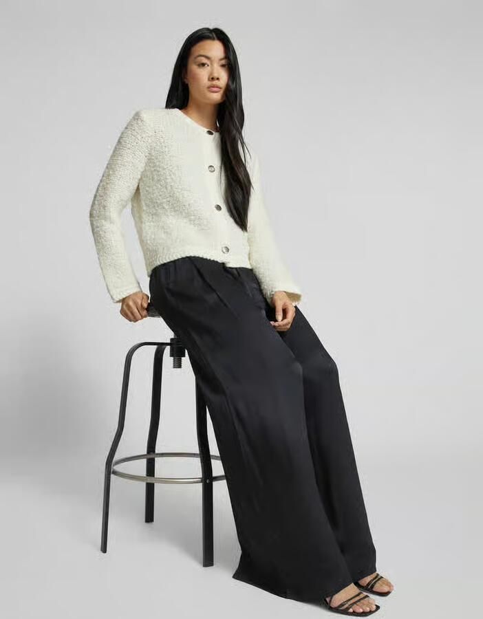 Essentiel Antwerp Loose fit stoffen broek met elastische band