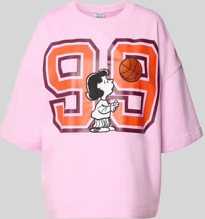 Essentiel Antwerp Loose fit sweatshirt met Snoopy -print model 'JUMPI EMBO' - Foto 2