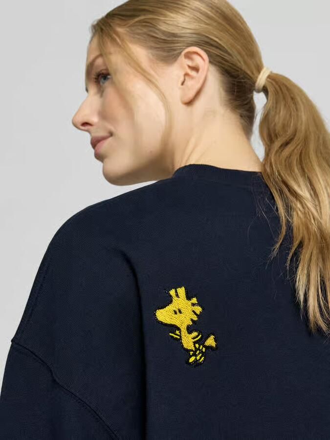 Essentiel Antwerp loose fit sweatshirt van puur katoen model 'JUMBRELLA EMBO'