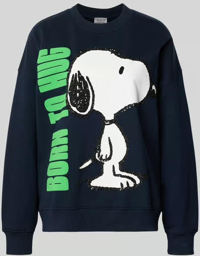Essentiel Antwerp loose fit sweatshirt van puur katoen model 'JUMBRELLA EMBO' - Foto 2