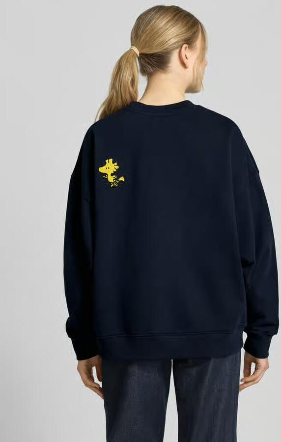 Essentiel Antwerp loose fit sweatshirt van puur katoen model 'JUMBRELLA EMBO'