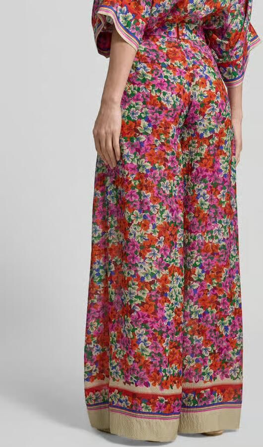 Essentiel Antwerp loose fit wijdte broek van mix van viscose en zijde model 'JOEK'