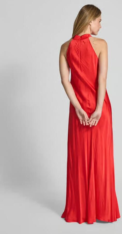 Essentiel Antwerp Maxi-jurk met halter knoopdetail model 'Huppsala' - Foto 3