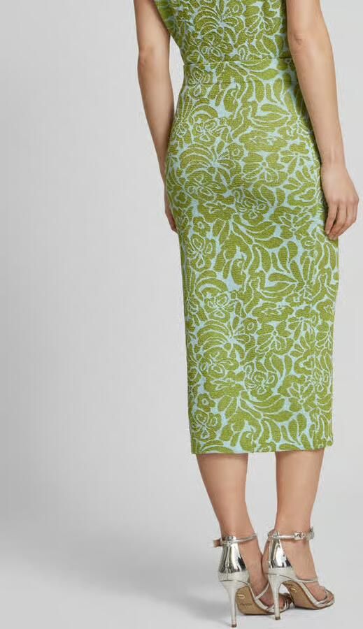 Essentiel Antwerp Midirok met structuurmotief model 'Halpaca'