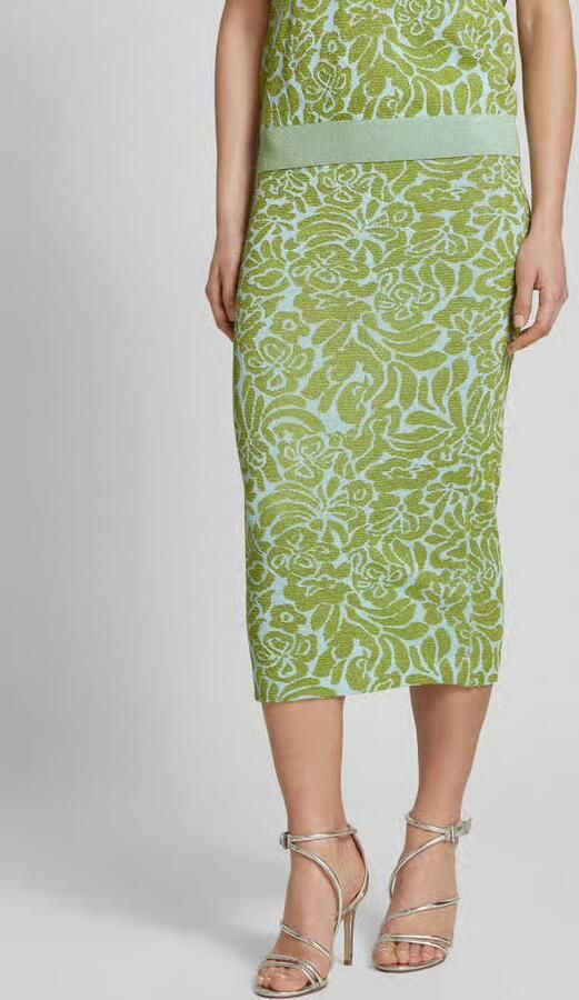 Essentiel Antwerp Midirok met structuurmotief model 'Halpaca' - Foto 2