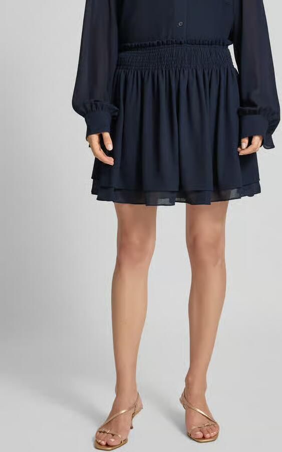 Essentiel Antwerp Minirok met crêpe-structuur model 'ISMILE' - Foto 2