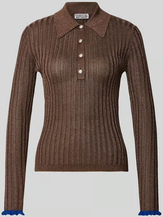 Essentiel Antwerp Nauwsluitende poloshirt