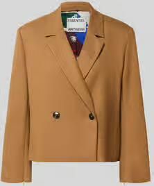 Essentiel Antwerp Oversized korte blazer met viscose model 'KIANA'