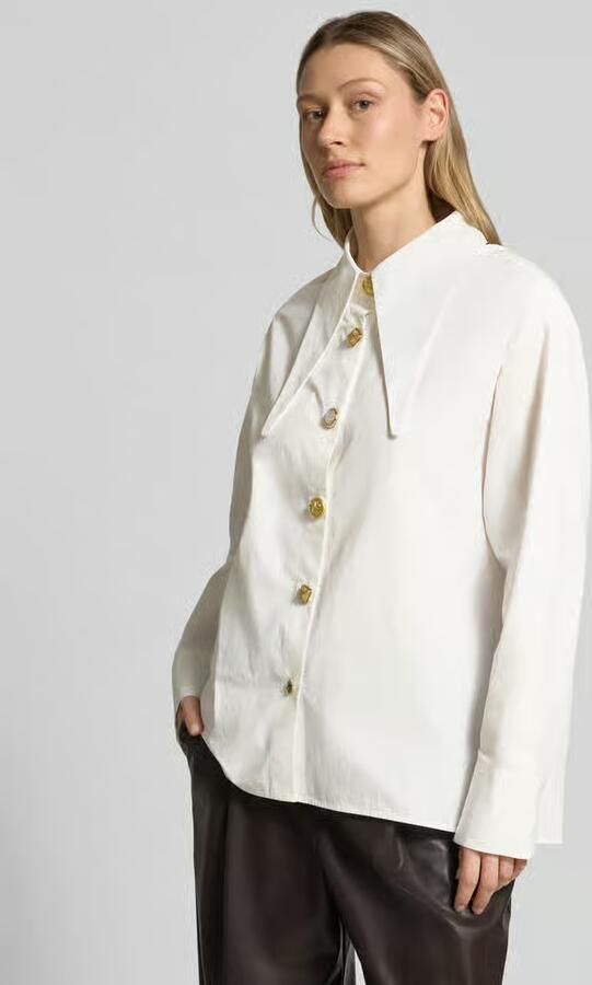 Essentiel Antwerp Oversized overhemdblouse van puur katoen model 'JOMATO' - Foto 4