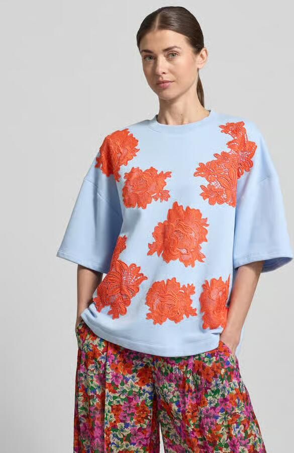 Essentiel Antwerp oversized sweatshirt van katoenmix model 'JISTA' - Foto 2