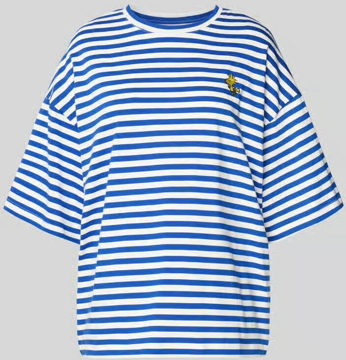 Essentiel Antwerp Oversized T-shirt van zuiver katoen model 'JARINERO STRIPED' - Foto 2