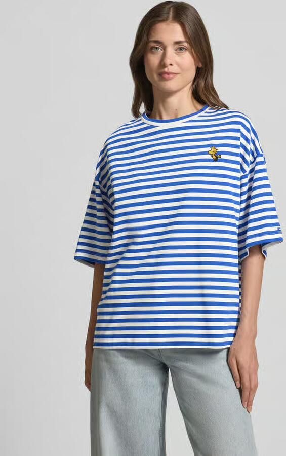 Essentiel Antwerp Oversized T-shirt van zuiver katoen model 'JARINERO STRIPED' - Foto 2