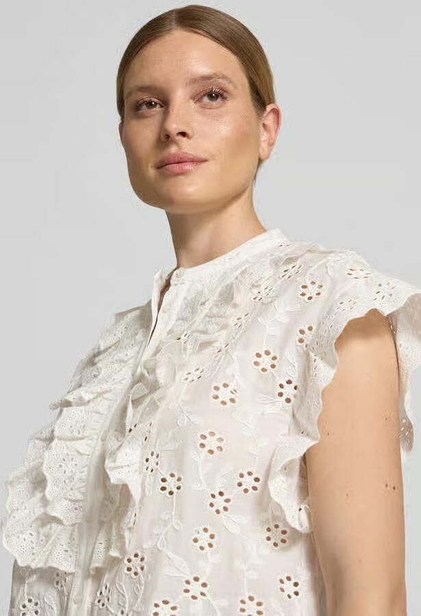 Essentiel Antwerp regular fit blouse van puur katoen model 'JELLABA'