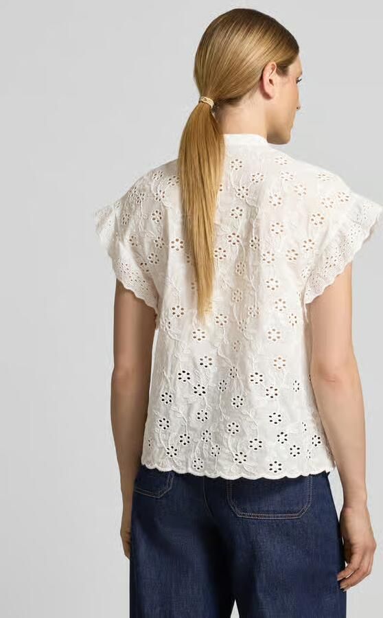 Essentiel Antwerp regular fit blouse van puur katoen model 'JELLABA' - Foto 3