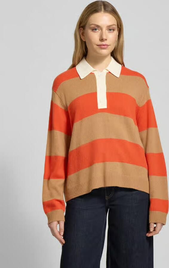 Essentiel Antwerp Regular fit gebreide pullover van wolmix met kasjmier-aandeel Model 'JARN' - Foto 3