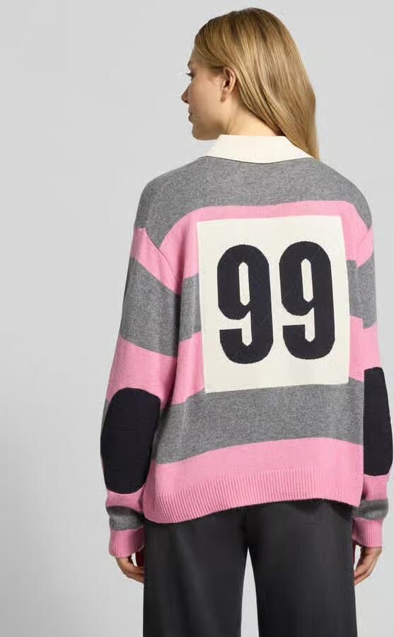 Essentiel Antwerp Regular fit gebreide pullover van wolmix met kasjmier-aandeel Model 'JARN' - Foto 4