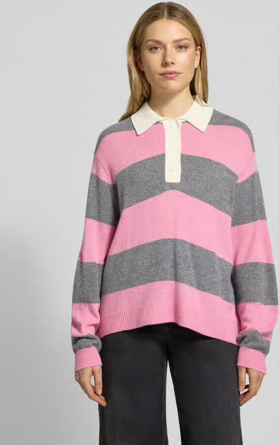 Essentiel Antwerp Regular fit gebreide pullover van wolmix met kasjmier-aandeel Model 'JARN' - Foto 3