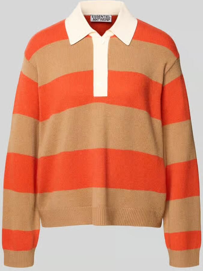 Essentiel Antwerp Regular fit gebreide pullover van wolmix met kasjmier model 'JARN'