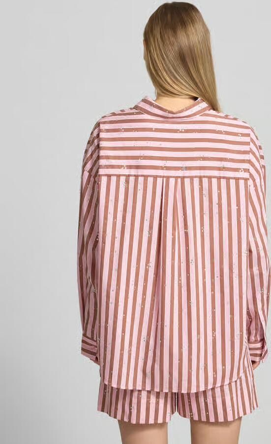 Essentiel Antwerp regular fit overhemdblouse van katoenmix model 'JELIEF' - Foto 4