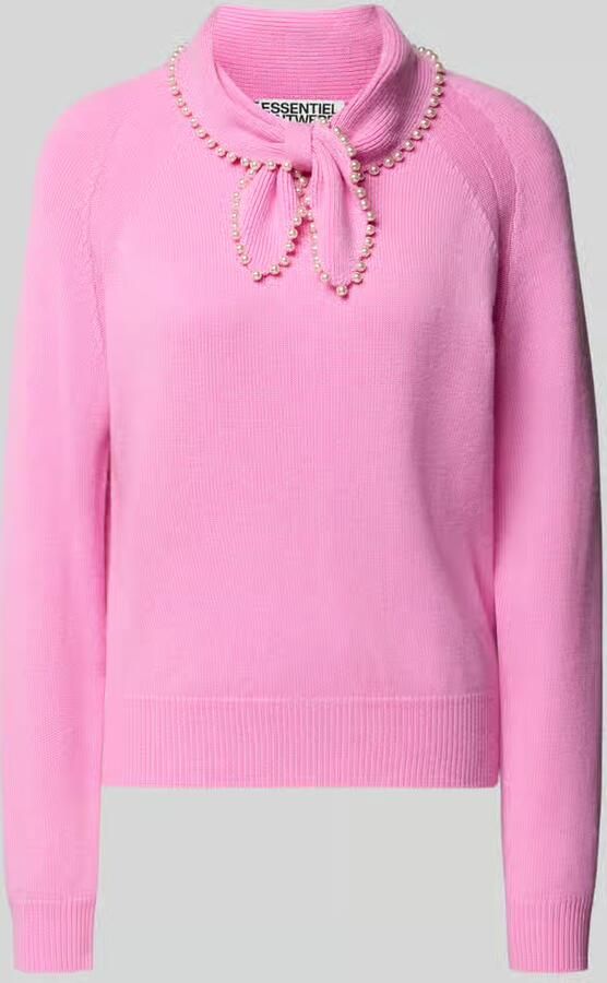 Essentiel Antwerp Regular fit pullover van mix van wol en kasjmier model 'KASA'