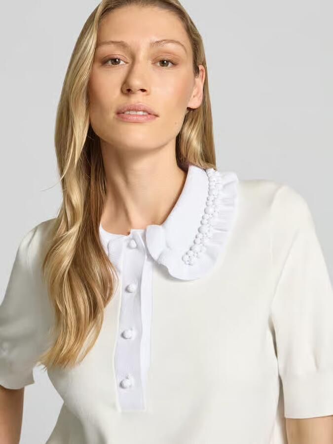Essentiel Antwerp regular fit trui van viscosemix model 'JEWELRY'
