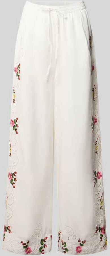 Essentiel Antwerp regular fit wijdte broek van puur katoen model 'JANAI' - Foto 2